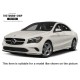 FOR MERCEDES CLA W117 2013-2018 GEAR KNOB + GEAR GAITER + PLASTIC FRAME GREY LEATHER