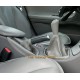 RENAULT LAGUNA GAITERS AND GEAR KNOB COVER GREY GENUINE LEATHER