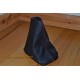 AUDI A3 96-00 GEAR GAITER SHIFT BOOT BLACK LEATHER RED STITCHING