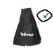 FOR MERCEDES VITO W447 2014+ GEAR GAITER WITH PLASTIC FRAME LEATHER "VITO" BLUE EMBROIDERY