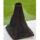 TOYOTA CELICA 99-05 GEAR GAITER SHIFT BOOT GENUINE LEATHER RED SITCH