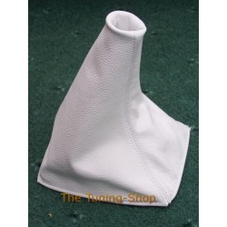For Toyota Celica 99-05 Gear Gaiter Shift Boot White Leather