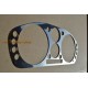 MITSUBISHI FTO 94-00 BEZEL SURROUND FOR SPEEDO CLUSTER GAUGE DIAL FASCIA POLISHED STAINLESS STEEL NEW
