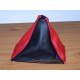 TOYOTA MR2 MK1 AW11 85-89 GEAR GAITER BOOT BLACK & RED LEATHER