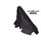 FOR PONTIAC GRAND AM 1995-2005 AUTOMATIC GEAR & HANDRAKE GAITER BLACK LEATHER