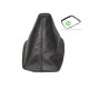 FOR BMW E36 E46 GEAR GAITER CARBON LOOK LEATHER M3 /// EMBROIDERY