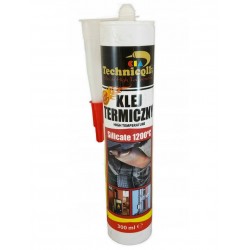 1 x HIGH TEMPERATURE SILICATE ADHESIVE GLUE 1200'C FOR EXHAUST PIPES COLLECTORS FIREPLACE OVEN 300ml TECHNICQLL NEW