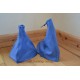 ASTRA MK4 G COUPE 98-05 GEAR+ HANDBRAKE GAITER BLUE LEATHER