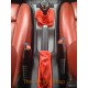 ASTRA MK4 G COUPE 98-05 GEAR+HANDBRAKE GAITER RED LEATHER