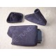 BMW E36 E46 ARMREST COVER & GAITERS / BOOTS BLACK ALCANTARA SUED