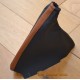 VAUXHALL OPEL CORSA C 00-06 HANDBRAKE GAITER BLACK + BROWN LEATHER