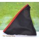 VAUXHALL OPEL CORSA C 00-06 HANDBRAKE GAITER BLACK + RED LEATHER