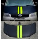 Bonnet Bra Cover Protector For VW TRANSPORTER T5 03-09 Carbon Look Lime Green