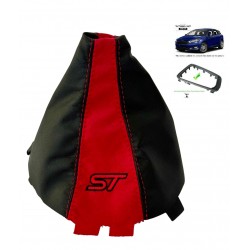 Gear Gaiter with Plastic Frame For Ford Focus Mk3 2015-18 6 Speed Embroidery