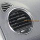 VW CADDY 2003-2010 ALUMINIUM AIR VENTS SURROUNDS CHROME RINGS x 4 NEW