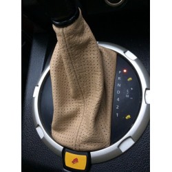 Automatic Gear Stick Gaiter For LR Freelander 2003-05 Perforated Beige Leather
