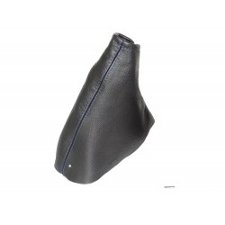 MAZDA MX-5 MK3 05-13 HANDBRAKE GAITER BLACK/RED LEATHER 