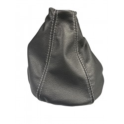 Gear Stick Gaiter For Mercedes Sprinter W907 2019-2025 Black Leather Grey Stitch