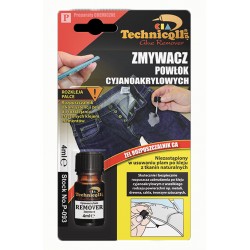 1 x 4ml CYANOACRYLATE SUPER GLUE REMOVER CLEANER UNIVERSAL High Quality TECHNICQLL NEW