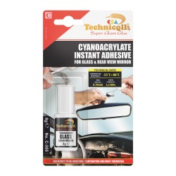 1 x CLEAR ADHESIVE GLUE FOR GLASS & REAR VIEW MIRROR 8g High Quality NEW
