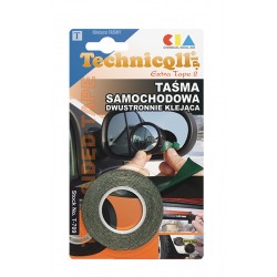 1 x DOUBLE SIDED ADHESIVE TAPE 1.5 m / 1.9 mm BLACK COLOUR - HIGH QUALITY TECHNICQLL