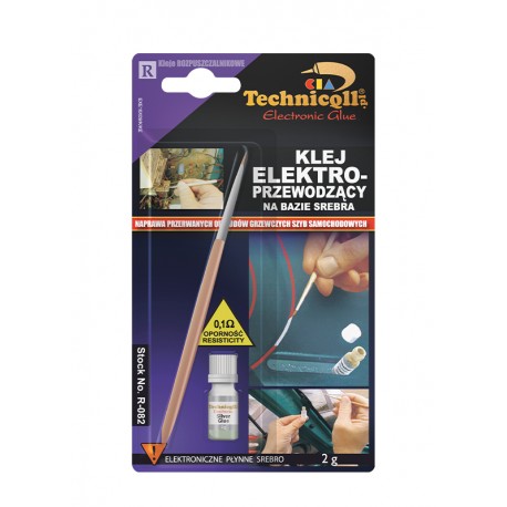 1 x ELECTRO-CONDUCTIVE ADHESIVE GLUE FOR REPAIR HEATING CIRCUITS PRINTED CIRCUIT BOARDS 2g TECHNICQLL NEW