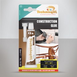 1 x POLYURETHANE PU ADHESIVE GLUE FOR WOOD STONE PLASTER CERAMIC METAL GLASS PLASTICS POTTERY PVC 20ml TECHNICQLL NEW
