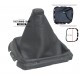 FOR NISSAN NAVARA 2006-2012 BLACK GEAR GAITER LEATHER version 1