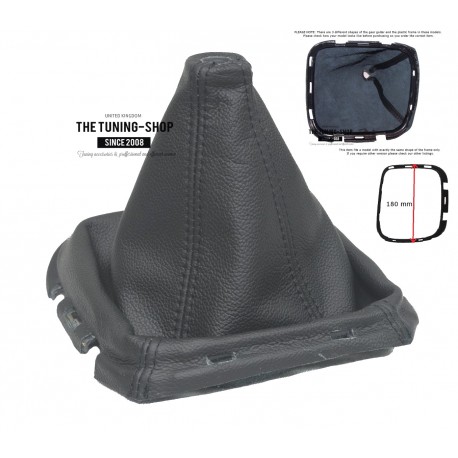 FOR NISSAN NAVARA 2006-2012 BLACK GEAR GAITER LEATHER version 1