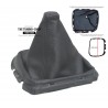 FOR NISSAN NAVARA 2006-2012 BLACK GEAR GAITER LEATHER version 1