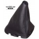 FOR NISSAN NAVARA 2006-2012 BLACK GEAR GAITER LEATHER version 1