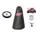 FORD FIESTA MK6 GEAR GAITER LEATHER EMBROIDERED ST RED STITCH