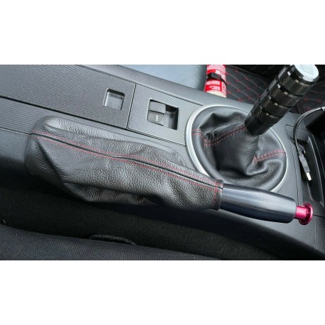 MAZDA MX-5 MK3 NC 2009-2013 GEAR & HANDBRAKE GAITER BLACK LEATHER