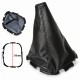 FOR NISSAN NAVARA PATHFINDER  2009-2012 FL  GEAR HANDBRAKE GAITER WITH PLASTIC FRAME 190MM "PATHFINDER 4X4" EMBROIDERY
