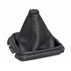 FOR NISSAN NAVARA 2006-2012 BLACK GEAR GAITER LEATHER version 1