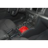 VAUXHALL OPEL VECTRA C 02-08 GEAR GAITER RED LEATHER