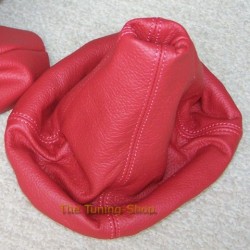 VW GOLF 3 MK3 GEAR GAITER SHIFT BOOT RED LEATHER