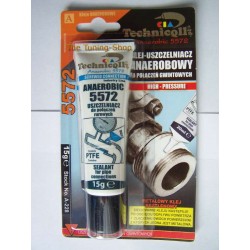 PIPE SEALER PTFE 5572 - TECHNICAL SEALANT ADHESIVE GLUE FOR PIPE JOINTS HEATING COOLING VENTILATION SYSTEMS 15g TECHNICQLL