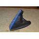 FOR BMW E36 E46 HANDBRAKE GAITER BLACK LEATHER + BLUE ALCANTARA