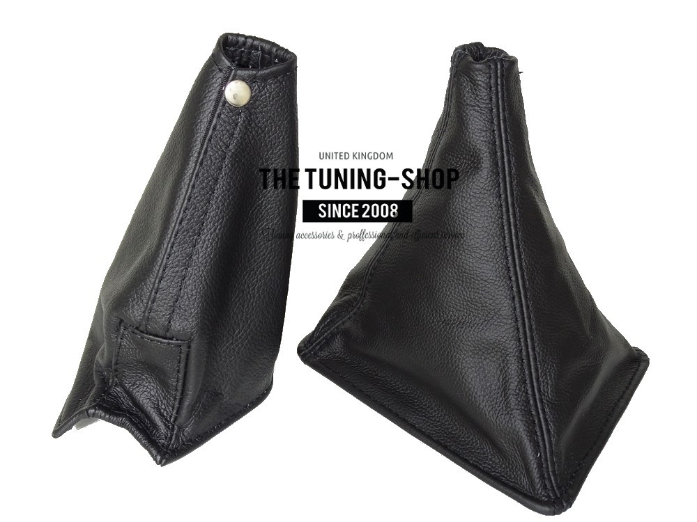 The Tuning-Shop Ltd For Bmw Z3 1995-2002 Shift /& E Brake Boot Black Leather