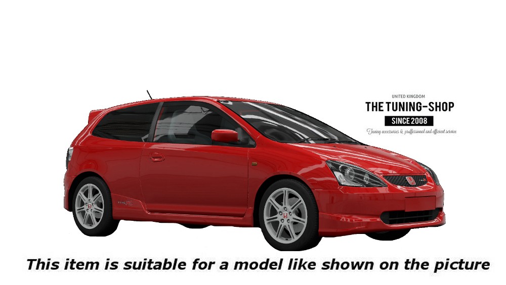 BLACK STITCH GENUINE LEATHER GEAR GAITER FITS HONDA CIVIC TYPE R EP3